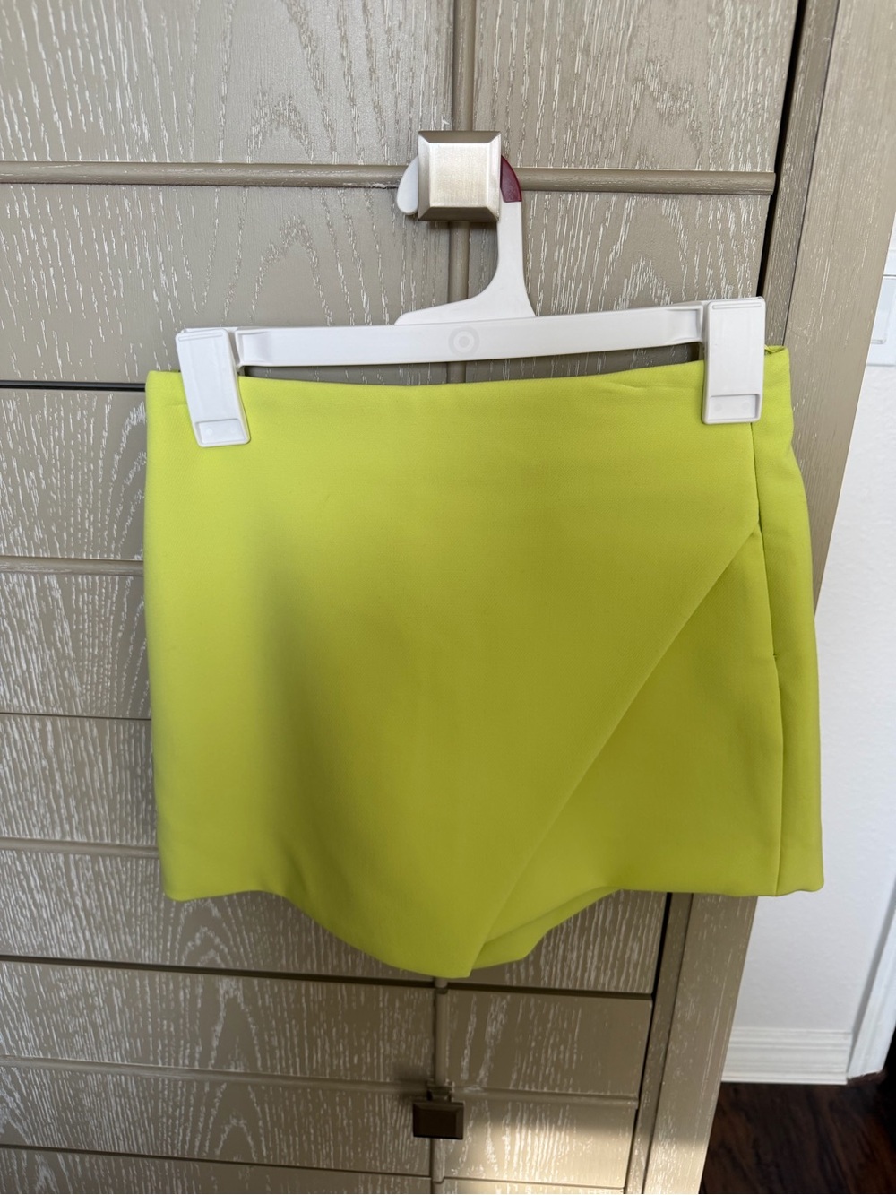 Zara Neon Lime Mini Skirt